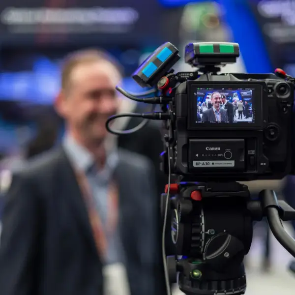 Corporate interview video production